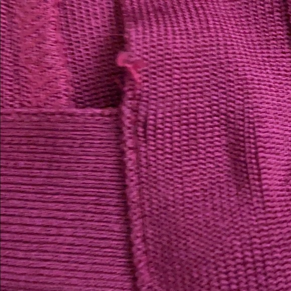 Burgundy Bandage Dress - Picture 4 of 5